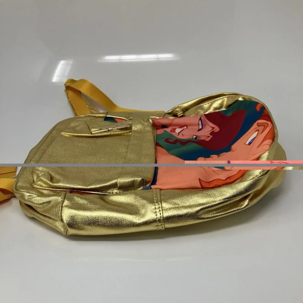 Disney Backpack Gold Hercules Megara Pegasus Metallic Oh My Disney Character NWT